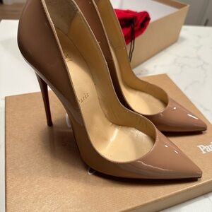 Christian Louboutin Blush Patent Leather Heels